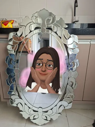 Espelho decorado grande