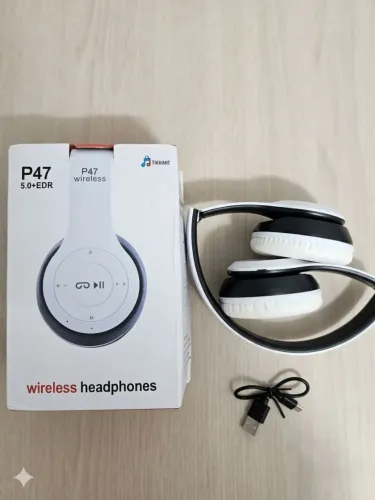 Fone de Ouvido Bluetooth P47 Wireless Sem Fio (Novo na Caixa)