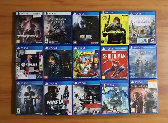 Jogos de ps4 e ps5 original 
