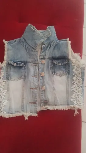 2 ,colete jeans novo
