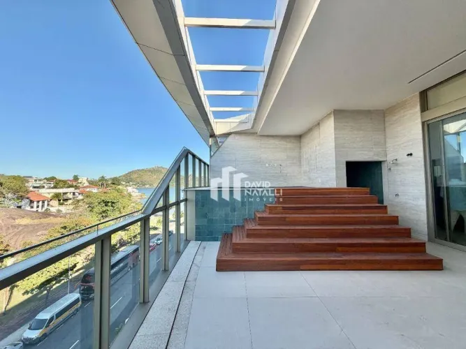 Cobertura linear com 4 dormitórios à venda, 362 m² por R$ 10.676.940 - Enseada do Suá - Vi