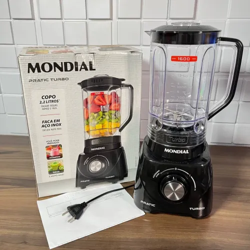 Liquidificador Mondial Pratic Turbo 2,2L - NOVO LACRADO - R$ 120