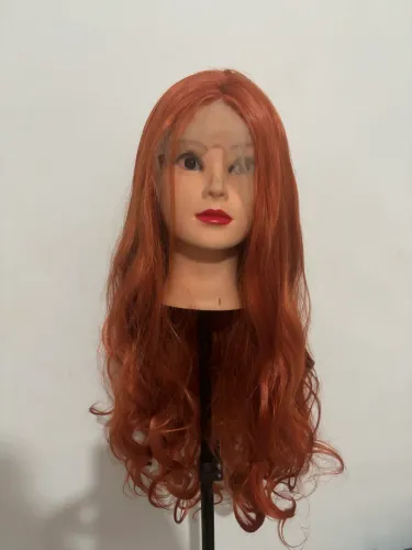 Peruca Lace Front Ruiva 