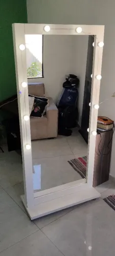 ESPELHO CAMARIM 180X90CM COM LUZES 3 CORES
