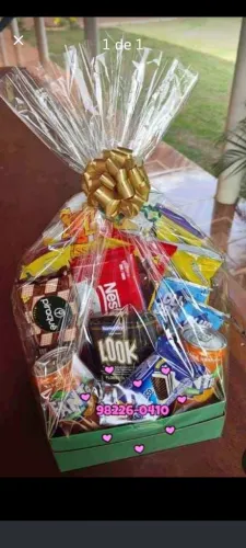 Nanda cesta Romântica de Doces