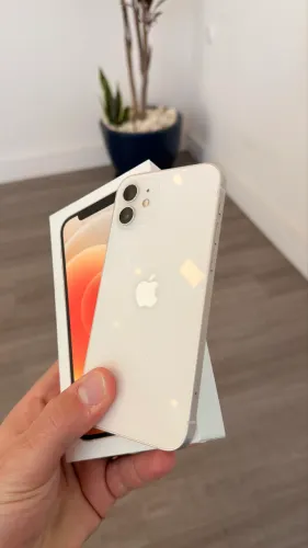iPhone 12 128gb branco com caixa original impecável