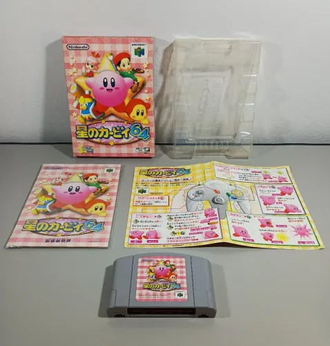 Kirby 64 Nintendo 64 original JPN N64 Oficial Nintendo japonês N 64 