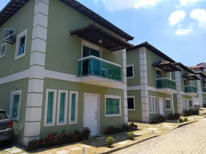 Casa Duplex em Condomínio: 4 quartos (Sendo 1 Suíte e 1 quarto escritório), 1 vaga