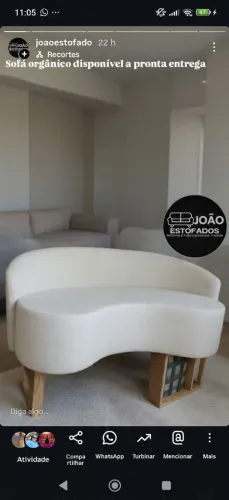 Sofá orgânico 