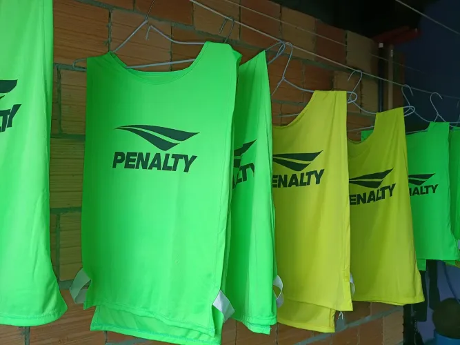 Coletes penalty , 10 unidades , duas cores