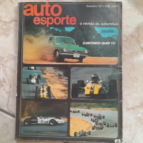 Revista auto esporte de 1971 ,relíquia.