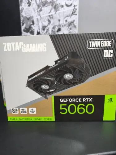 RTX 5060 8GB LACRADA COM NOTA FISCAL E GARANTIA. VENDO OU TROCO
