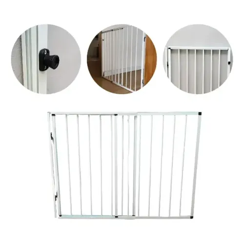 Grade Portão Segurança para Bebê E Pet Largura 58 a 110cm Branco (NOVO)