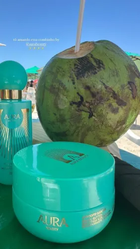 Kit Aura Beauty Afrodite Garden - Manteiga Iluminadora + Body Splash (Pronta Entrega)