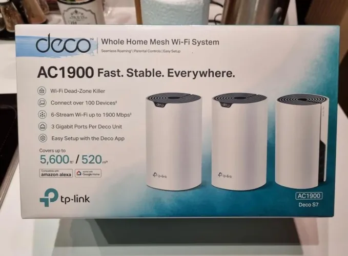 Kit Roteador Mesh AC1900 TP-Link Deco S7(3-pack)