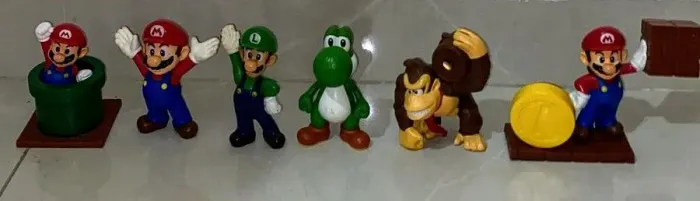 Coleção Mario 2014 MC Donald's em perfeito estado