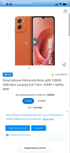 Celular Moto G06