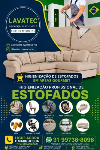 Higienização de estofados 