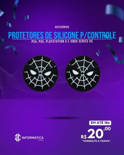 ACESSÓRIO PROTETORES DE SILICONE P/CONTROLE