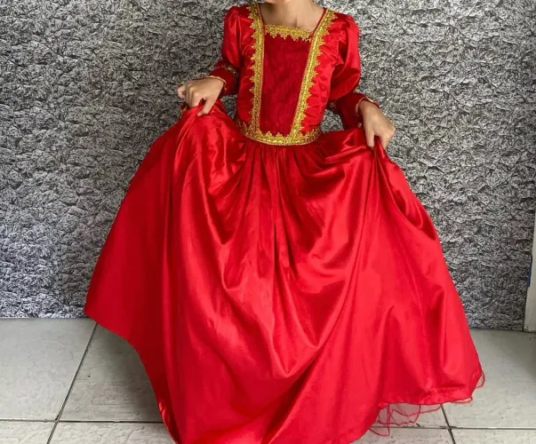 Vestido rainha medieval