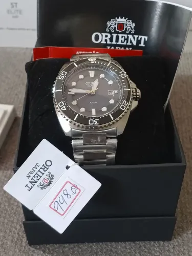 ORIENT DIVER 200m solartech Novo NF/garantia 