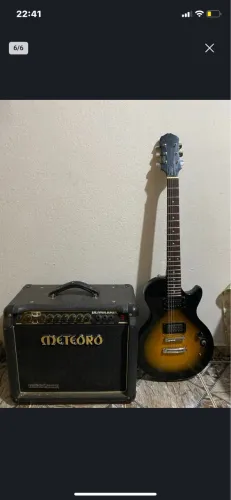 Guitarra Gibson e amp Meteoro 50w | Combo Kit