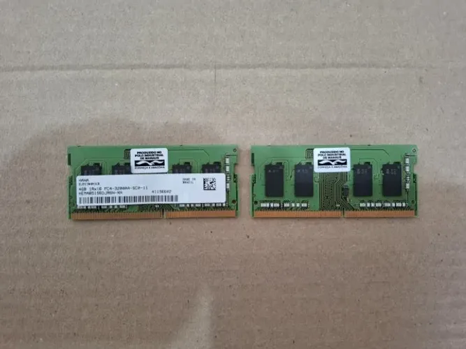 Memória RAM Notebook 8gb (2x 4gb) DDR4 3200mhz Original Samsung/Hana