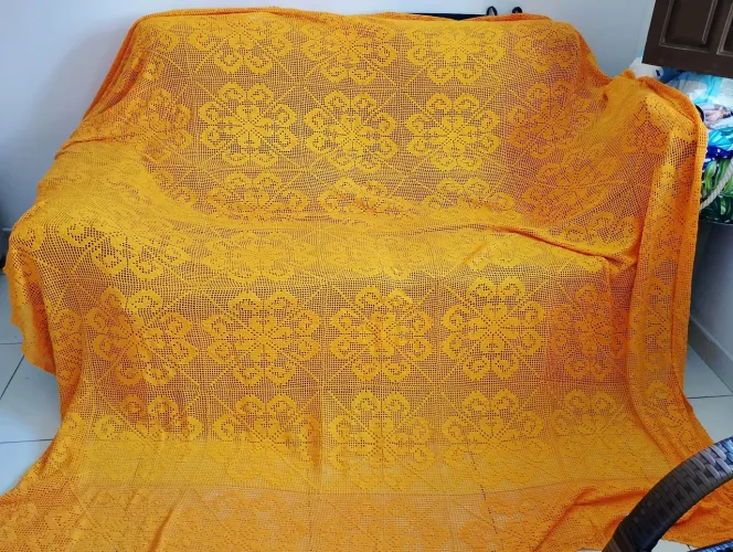 Vendo Colcha de Crochê