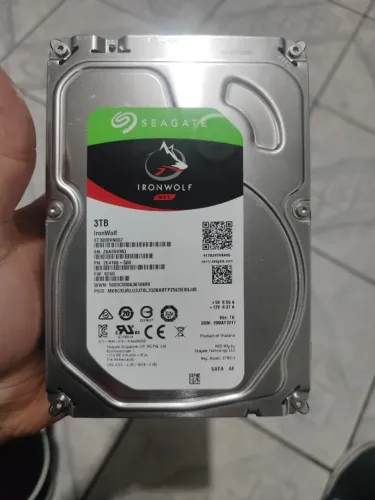 HD Seagate IronWolf 3TB SATA para NAS/PC - Saúde100%
