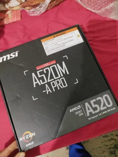 PLACA-MÃE A520 A-PRO AMD-4