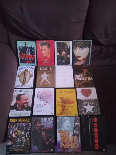 DVDS MUSICAIS - COLECIONADOR VENDE PARTE DO ACERVO
