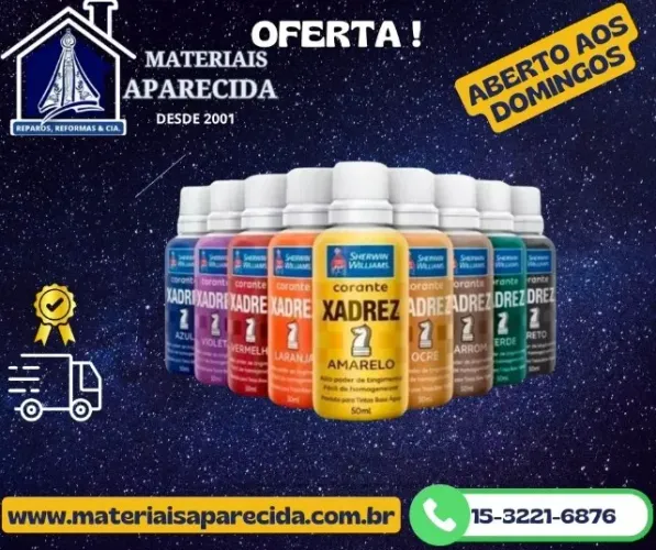 Corante Xadrez Liquido pra tinta base de agua