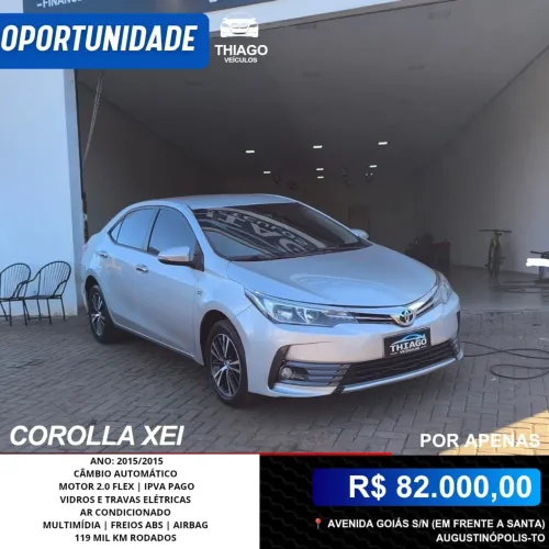 Toyota Corolla XEI 2.0 Flex 16V Aut. 2015