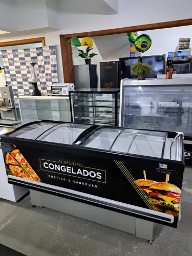 Ac ilha de congelados Freezer Gelopar