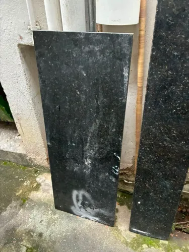 Bancada granito preto Ubatuba 1.20x45