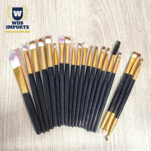 Pincel para Maquiagem Kit com 20 peças