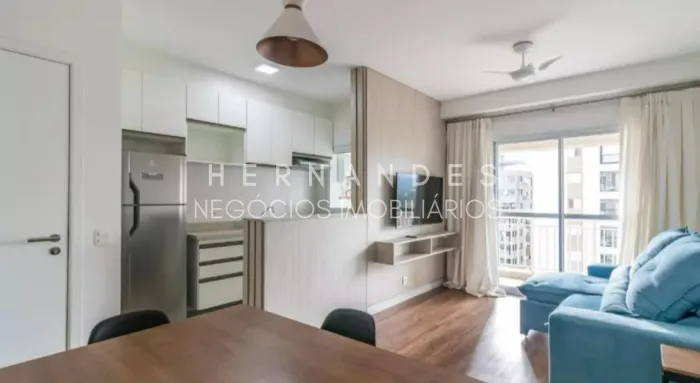 Apartamento mobiliado para locação no Melville Empresarial II em Barueri-SP: 1 quarto, 1 s