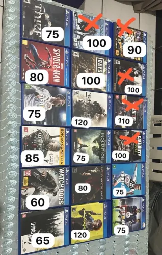 Jogos disponível , serve em ps4 e ps5