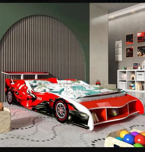 CAMA INFANTIL MENINO - CARRO F1