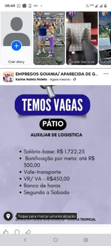 Ajudante de Pátio.