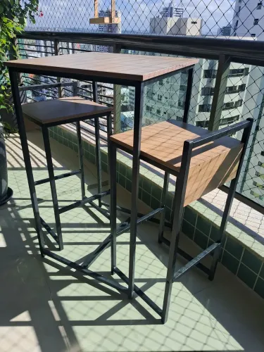 CONJ MESA E BANQUETA