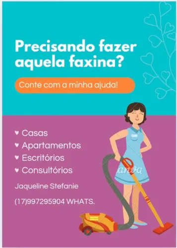 Faço faxina