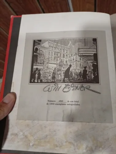RARIDADE Autografado Will Eisner - No Coração da Tempestade (No 50/1000) - LEIA A DESCRIÇÃ