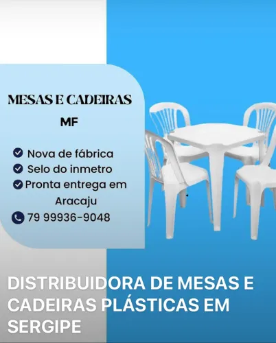 DISTRIBUIDOR DE CADEIRAS E MESAS PLÁSTICAS