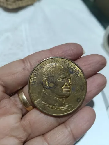 Medalha comemorativa Papa João Paulo II