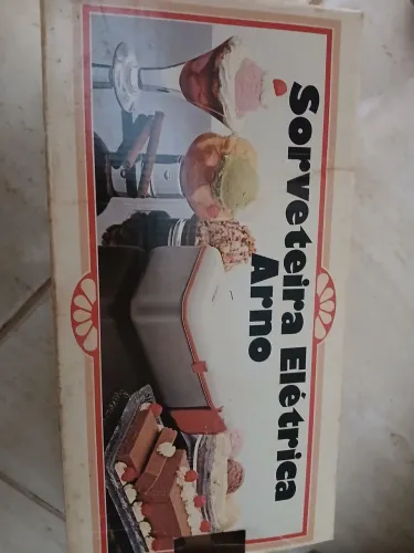Maquina de sorvete vintage