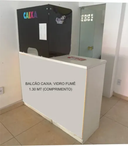 Balcão caixa de MDF