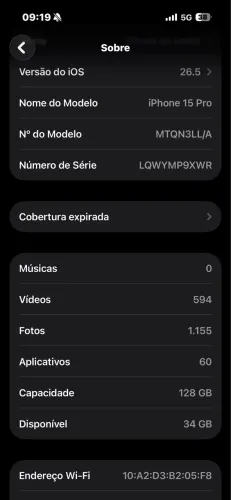 IPhone 15pro 128Gb