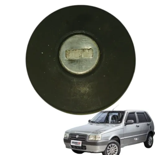 Tampa Tanque De Combustível Gargalo Fiat Uno Mille V19 Preto