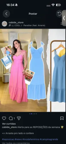 Vestido azul